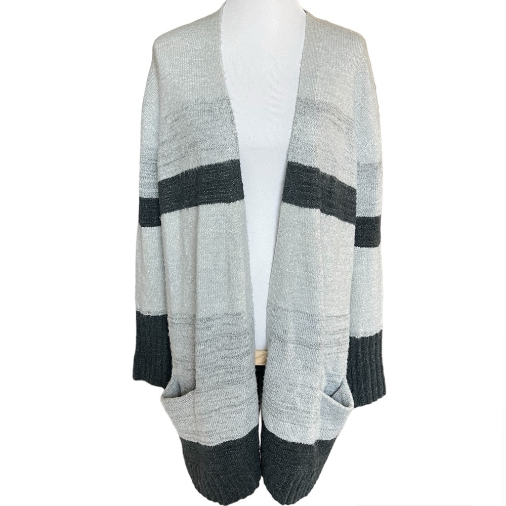 Caslon longline open front pocket cardigan